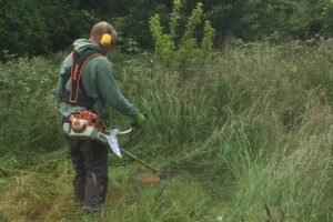Simon taking on a garden clearance in Torbay & The South Hams